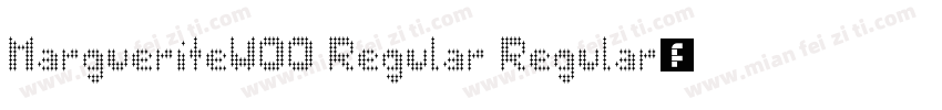 MargueriteW00 Regular Regular字体转换